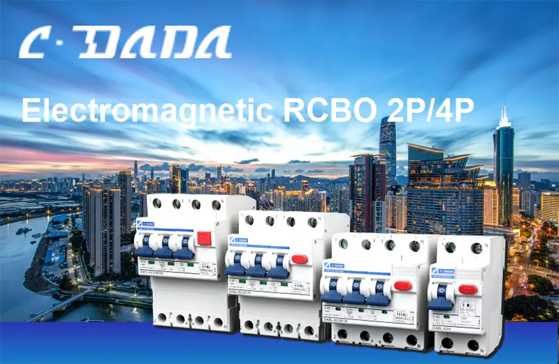 2P 4P Electromagnetic RCBO